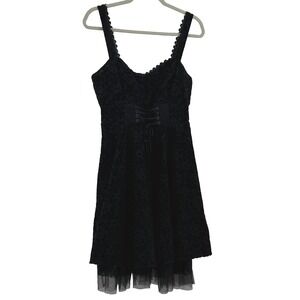 Disney Nightmare Before Christmas Womens LG Jack Skellington Goth Corset Dress